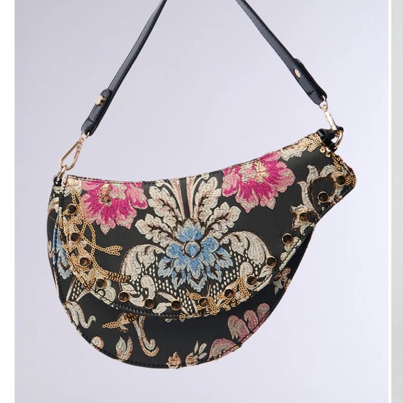 AKIRA Handbags - NWT Floral Embroidered Women's Bag